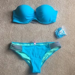 Strapless Victorias Secret bathing suit